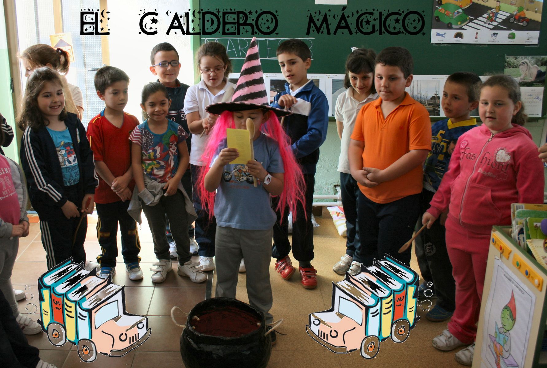 El caldero mágico en Infantil