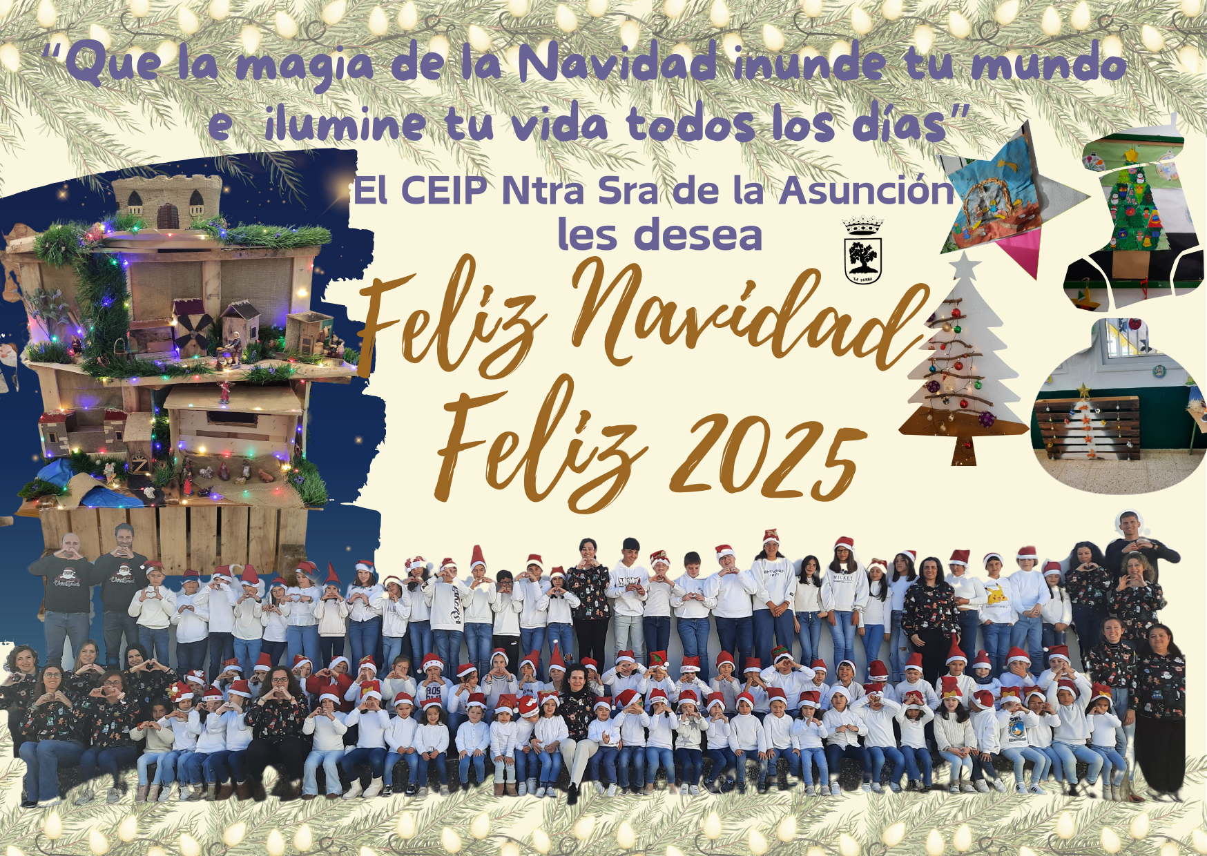 Felices Fiestas docentes y AMPA