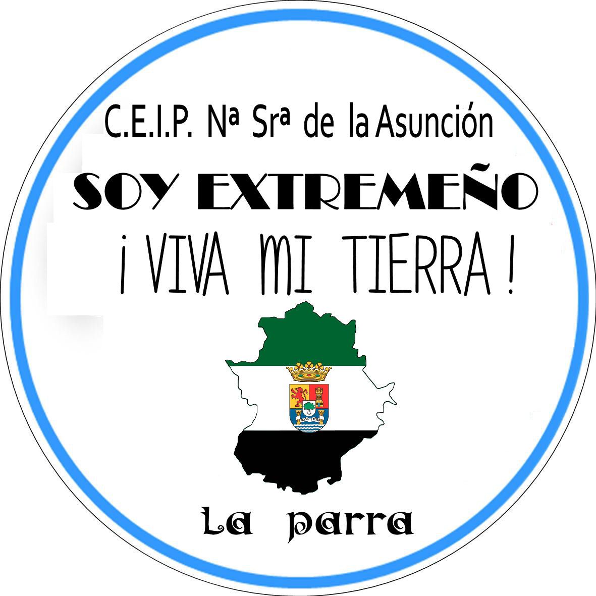Pegatina Redonda Extremadura