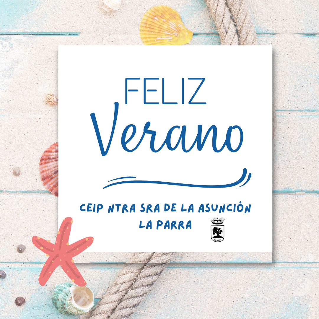 Post Instagram verano veraniego bienvenido azul