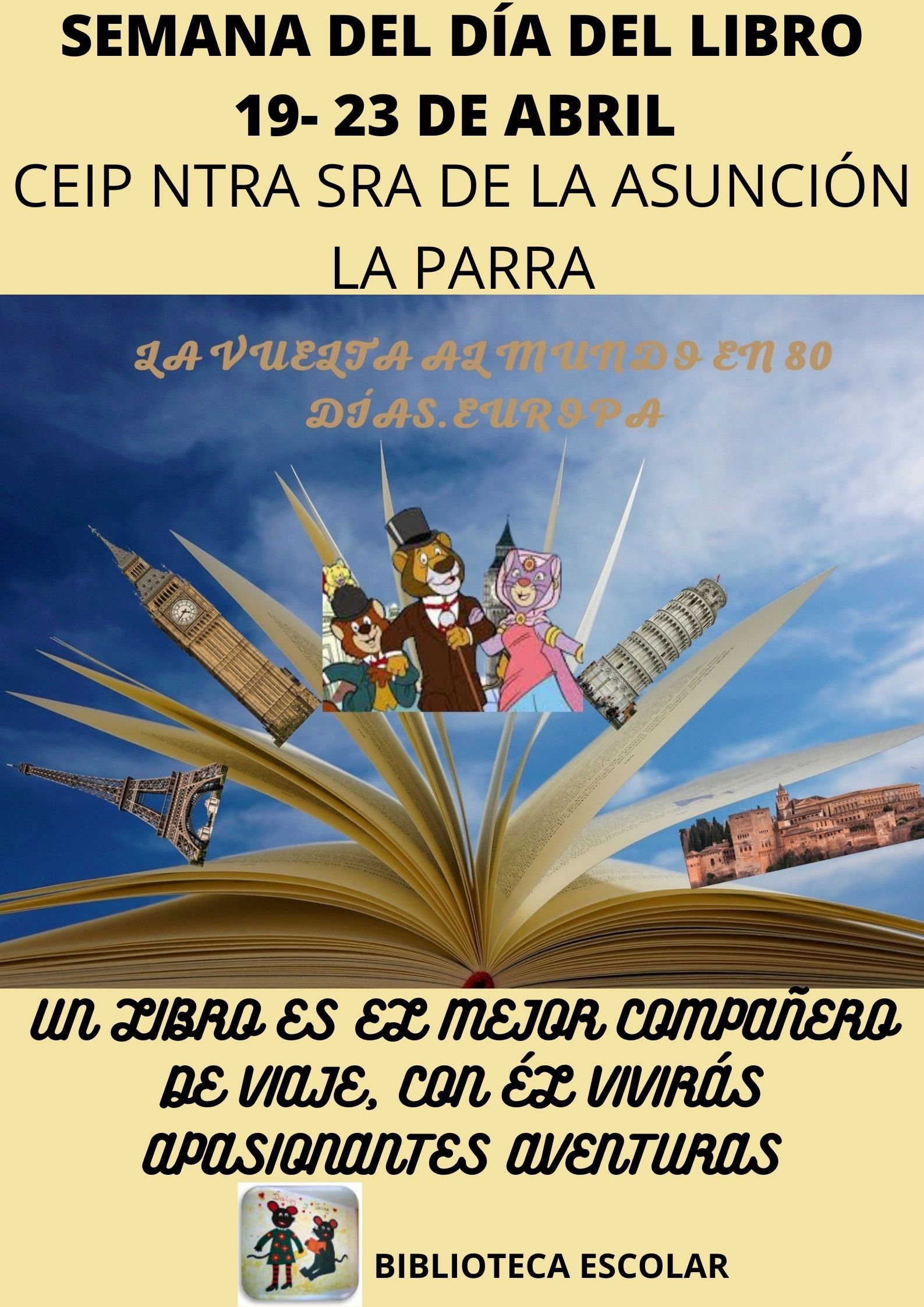 SEMANA DEL DÍA DEL LIBRO 19 23 DE ABRIL