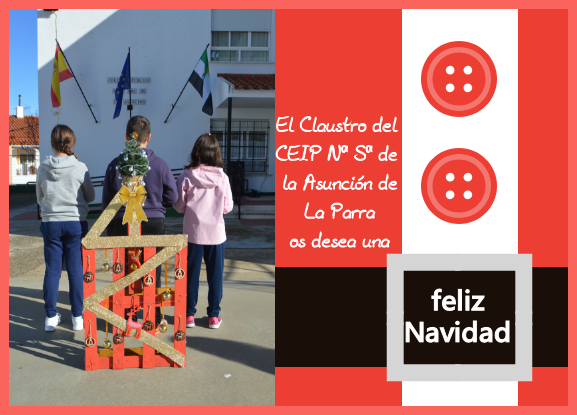 Felicitación del colegio de La Parra 2018 Badajoz